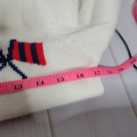 Vintage Varsity Cross Flag Cardigan by Catalina, size Medium - Picture 6 of 8